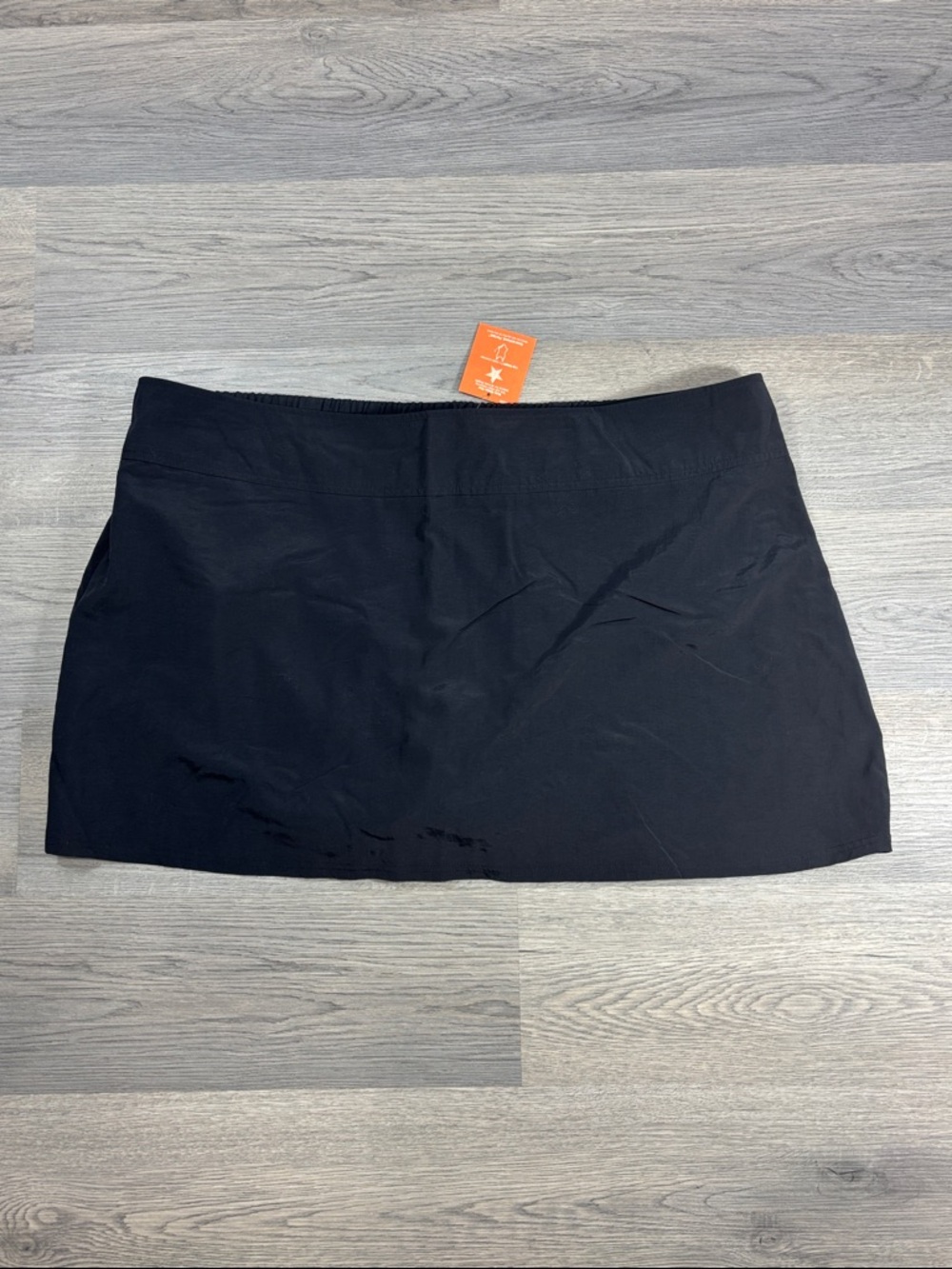 Lands' End Black Swim Skirt - size 22W NWT